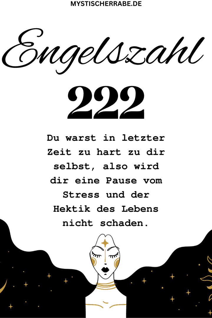 Elegantes 22 22 Engelszahl Ebenbild