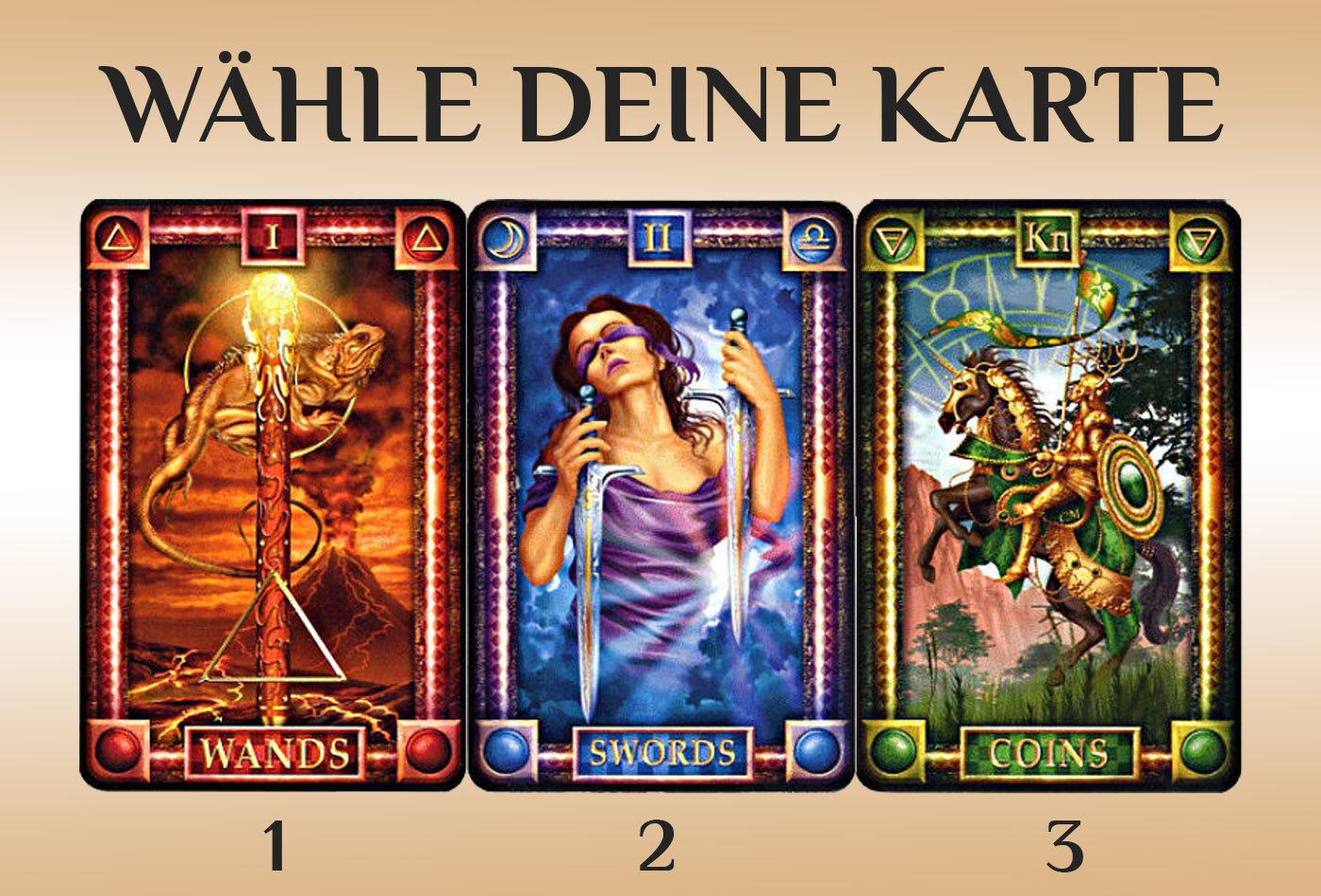 Wähle deine Lieblingskarte und lies deinen Lebenshinweis!