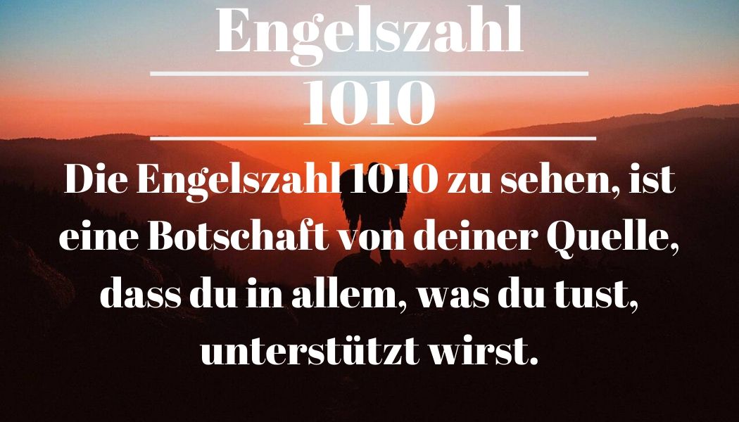 Engelszahl 1010 und ihre Bedeutung – Warum siehst du 1010?