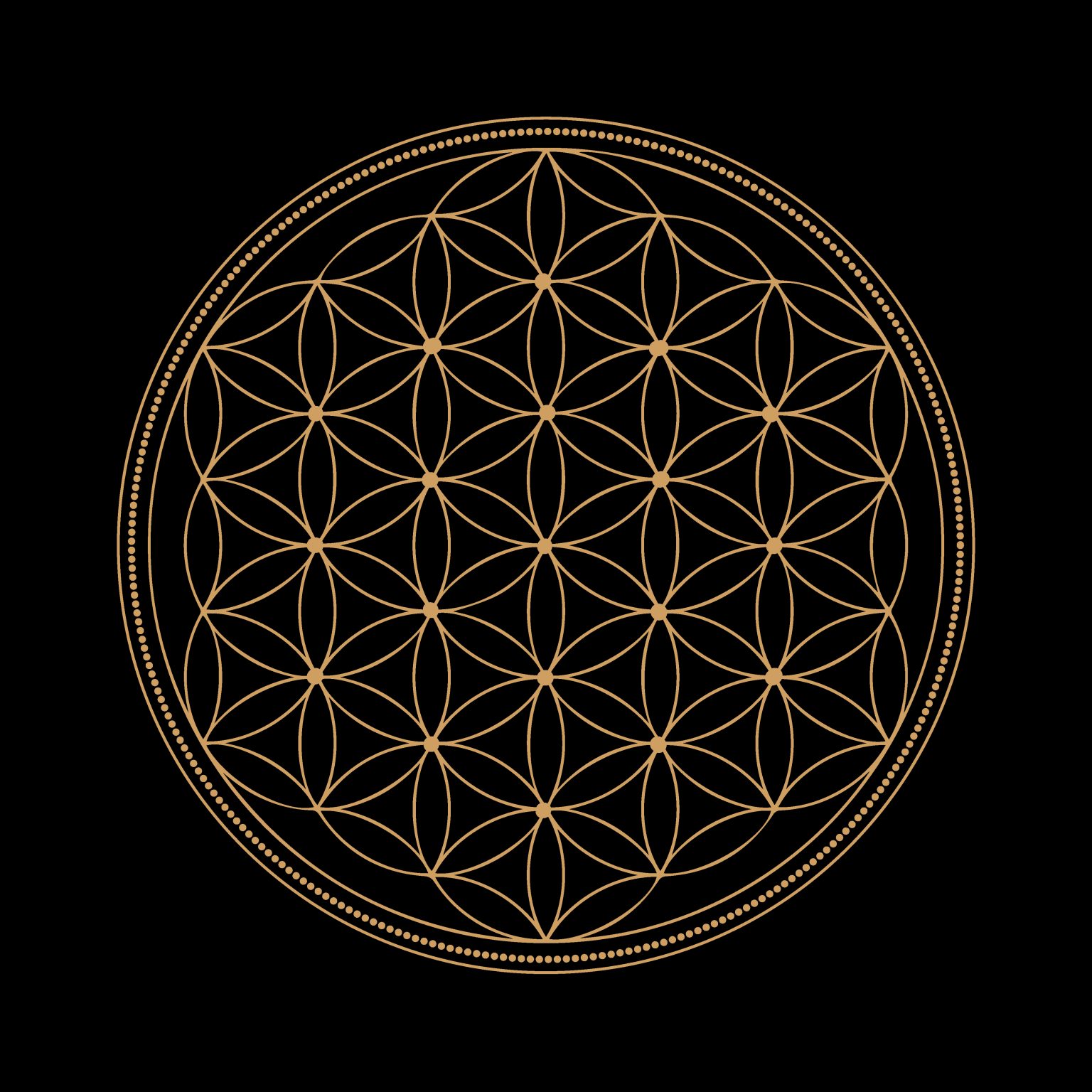 Lebensblume: Die Einheit von allem innerhalb der Schöpfung