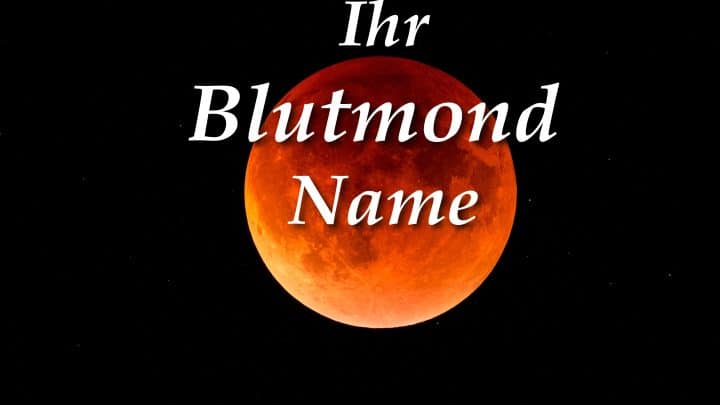 Ihr Blutmond-Name basierend auf Ihrem Tierkreiszeichen