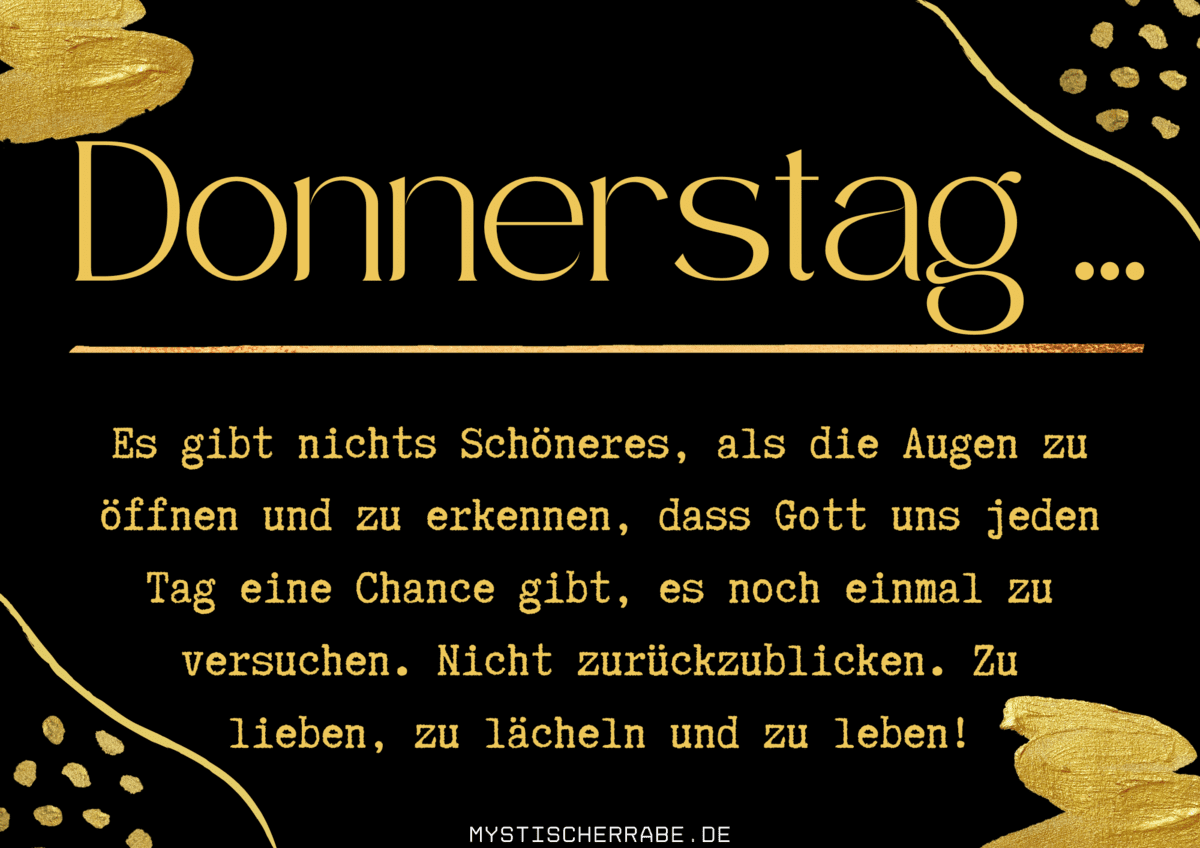 Verwunderlich Schnen Donnerstag Spruch Ebenbild