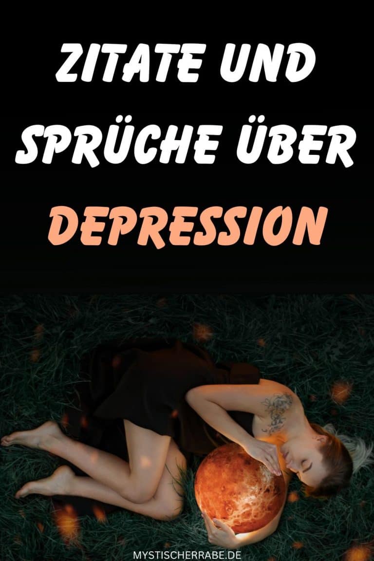 Zitate und Sprüche über Depressionen, die bestimmt helfen