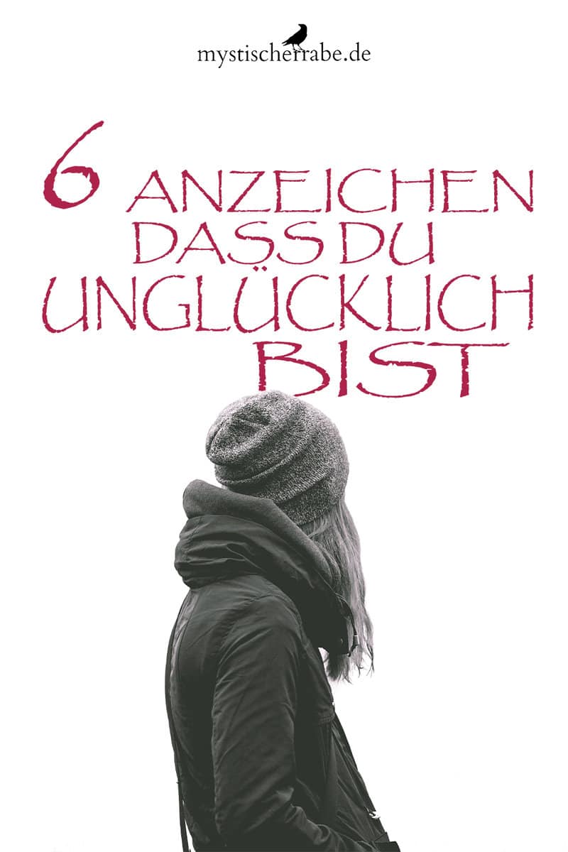 6 Zeichen, dass du unglücklich im Leben bist, es aber nicht zugeben willst